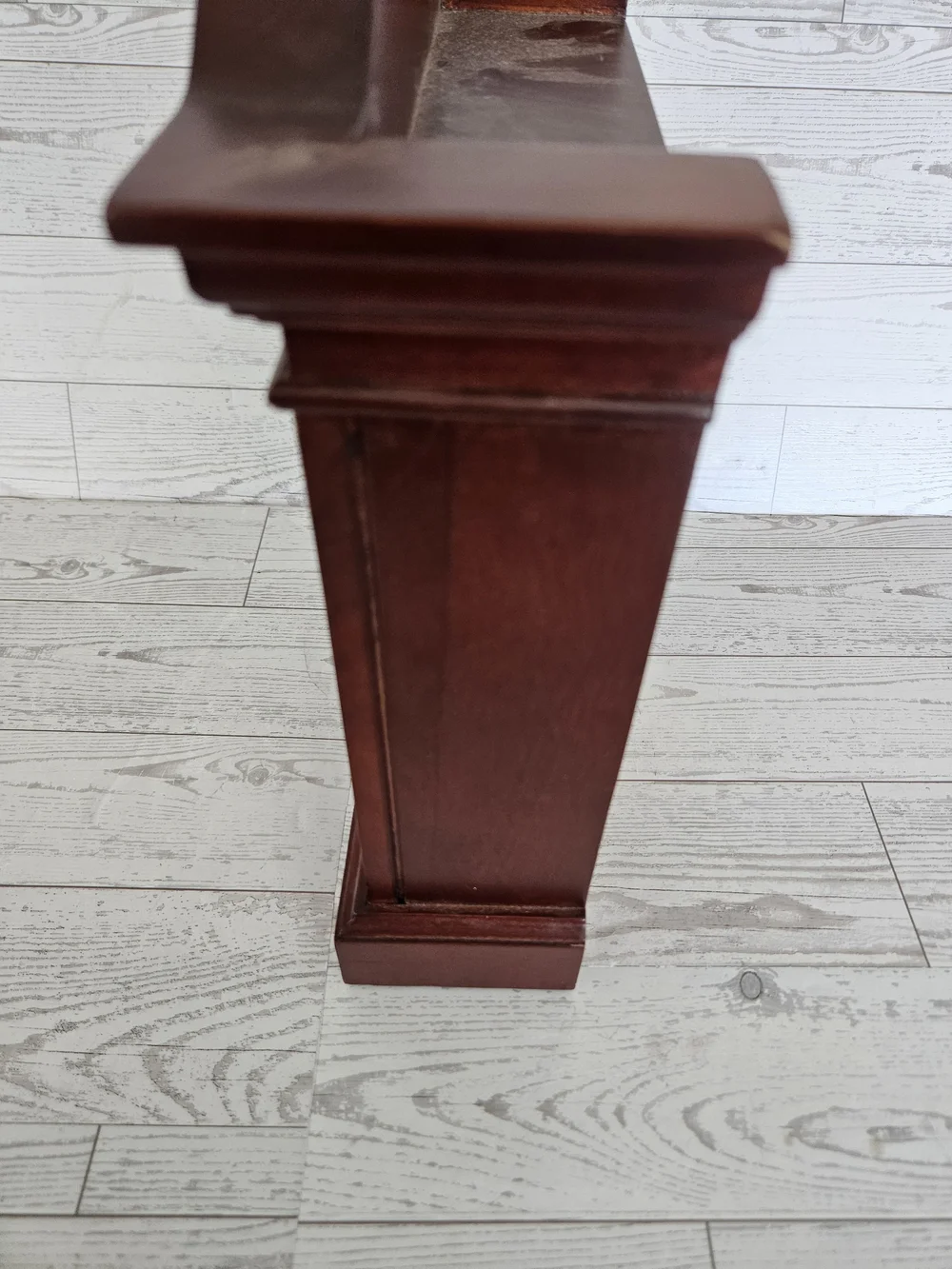 Danbury Mint The Prized Catch Wood Clock Bass Fishing Decor Vintage